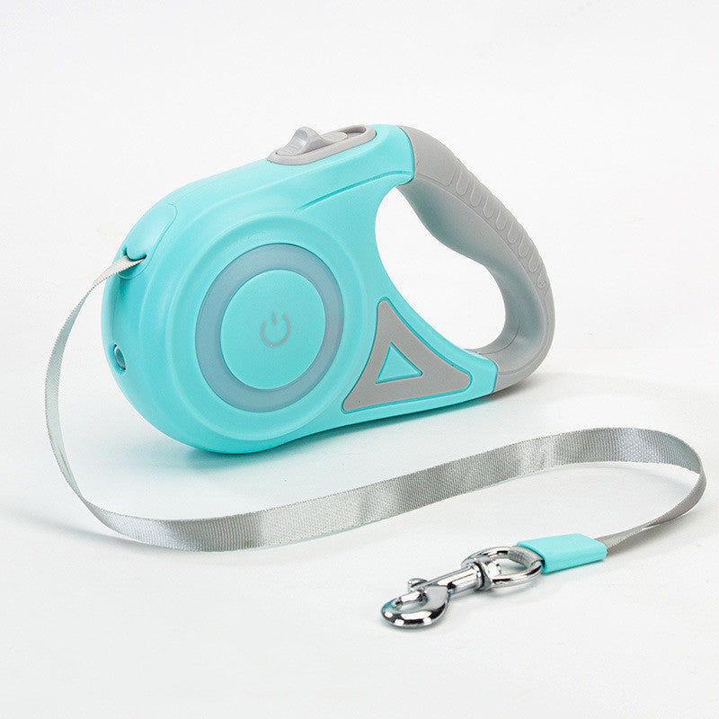 Dog Leash Retractable And Dog Collar Spotlight Automatic Pet Dog Cat