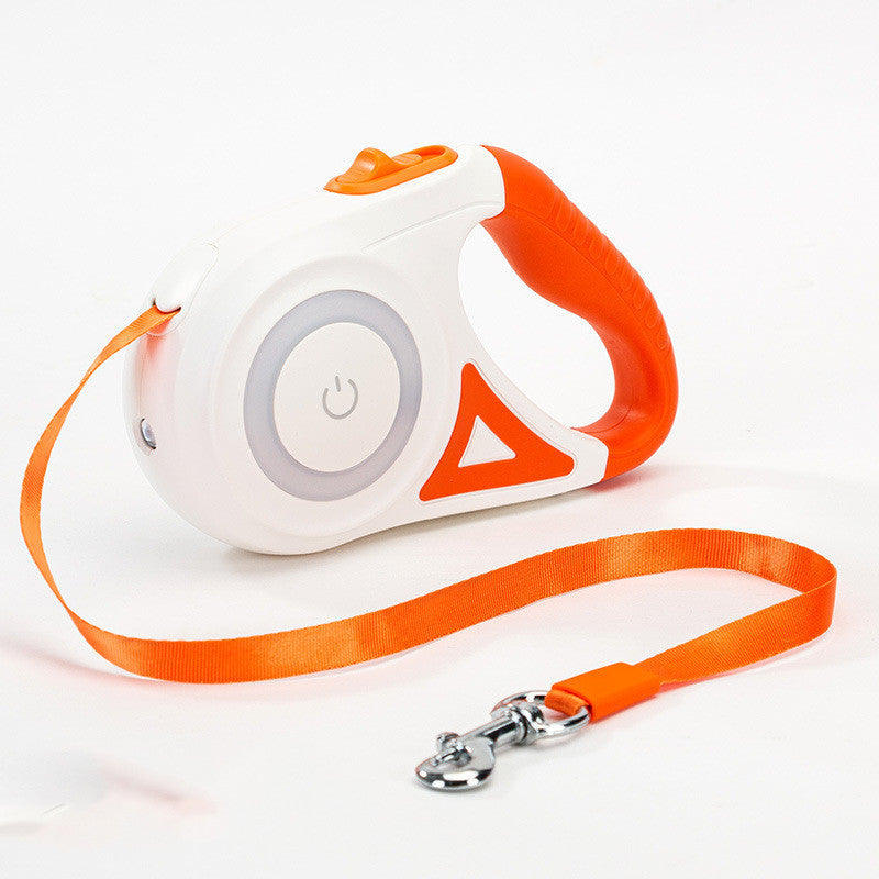 Dog Leash Retractable And Dog Collar Spotlight Automatic Pet Dog Cat