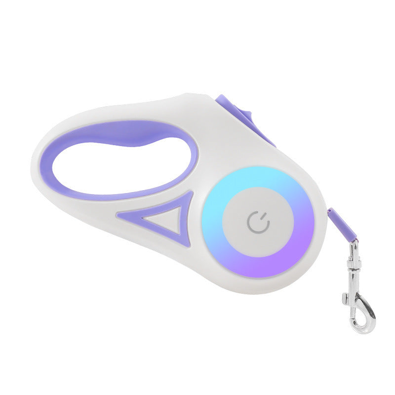 Dog Leash Retractable And Dog Collar Spotlight Automatic Pet Dog Cat