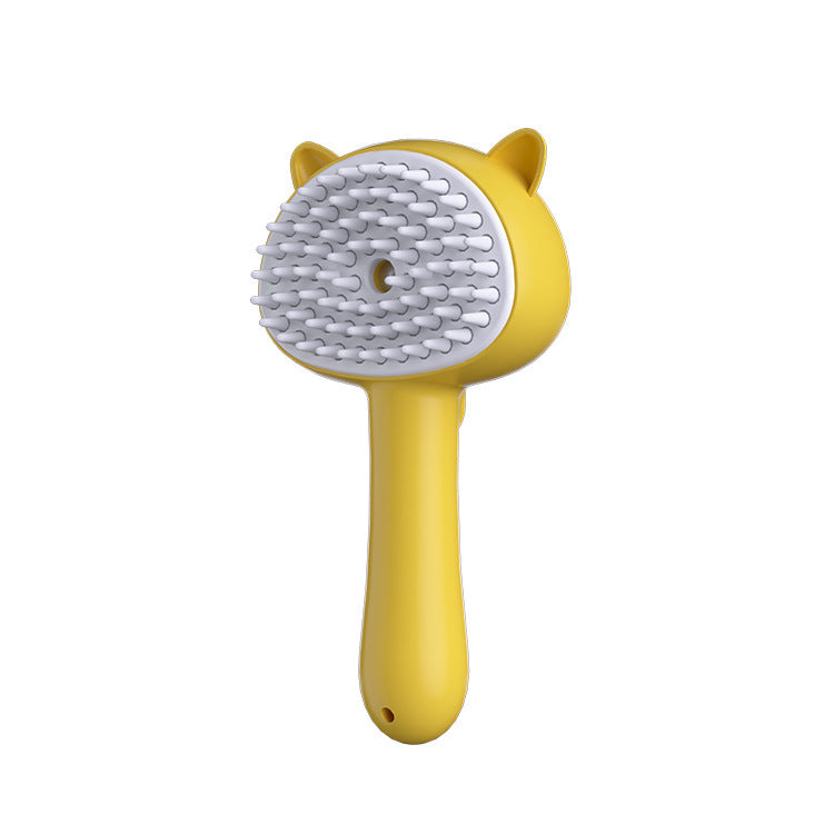 Multifunction Hair Grooming Cleaning Brush With Mist For Pets, Rechargeable Self Cleaning Brush For Dogs & Cats