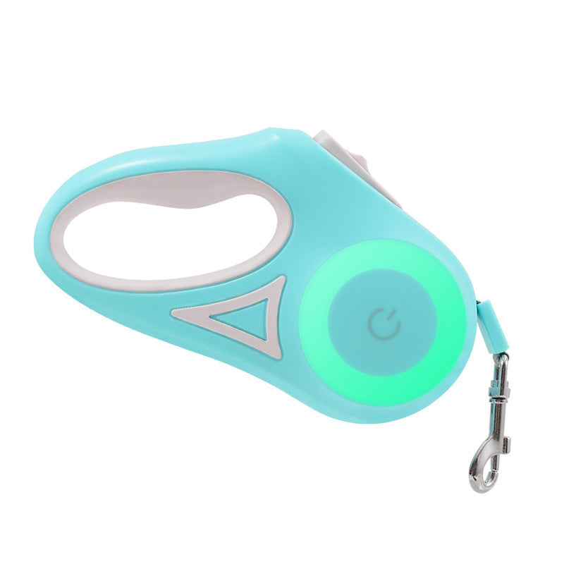 Dog Leash Retractable And Dog Collar Spotlight Automatic Pet Dog Cat