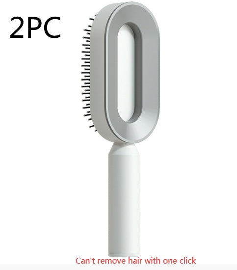 Self Cleaning Hair Brush; Massage Scalp Comb; Anti-Static Hairbrush